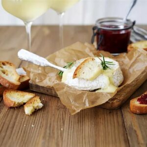 Camembert en boîte au barbecue
